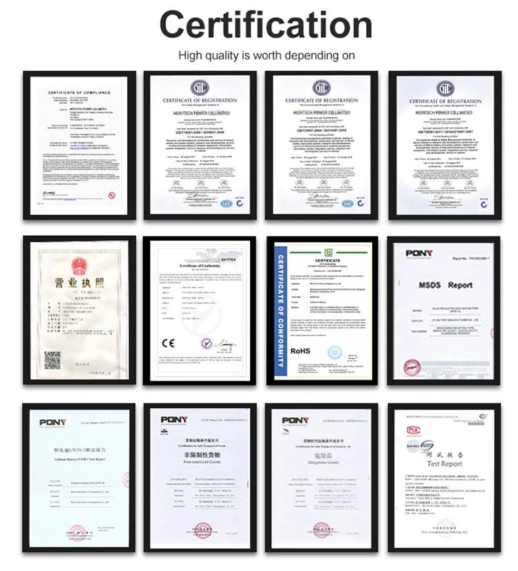 JXBT'S Certifications